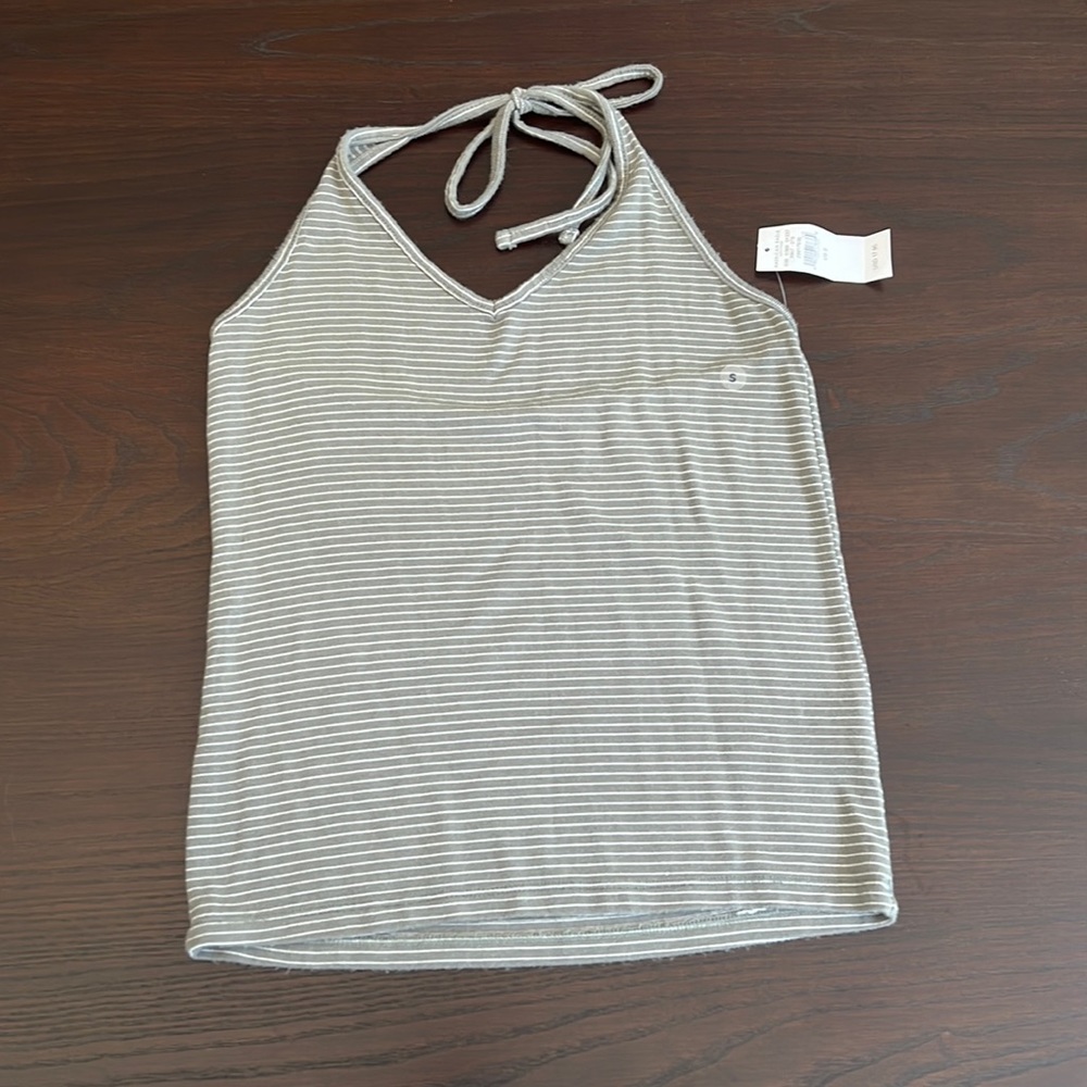 American Eagle NWT striped halter top Size S